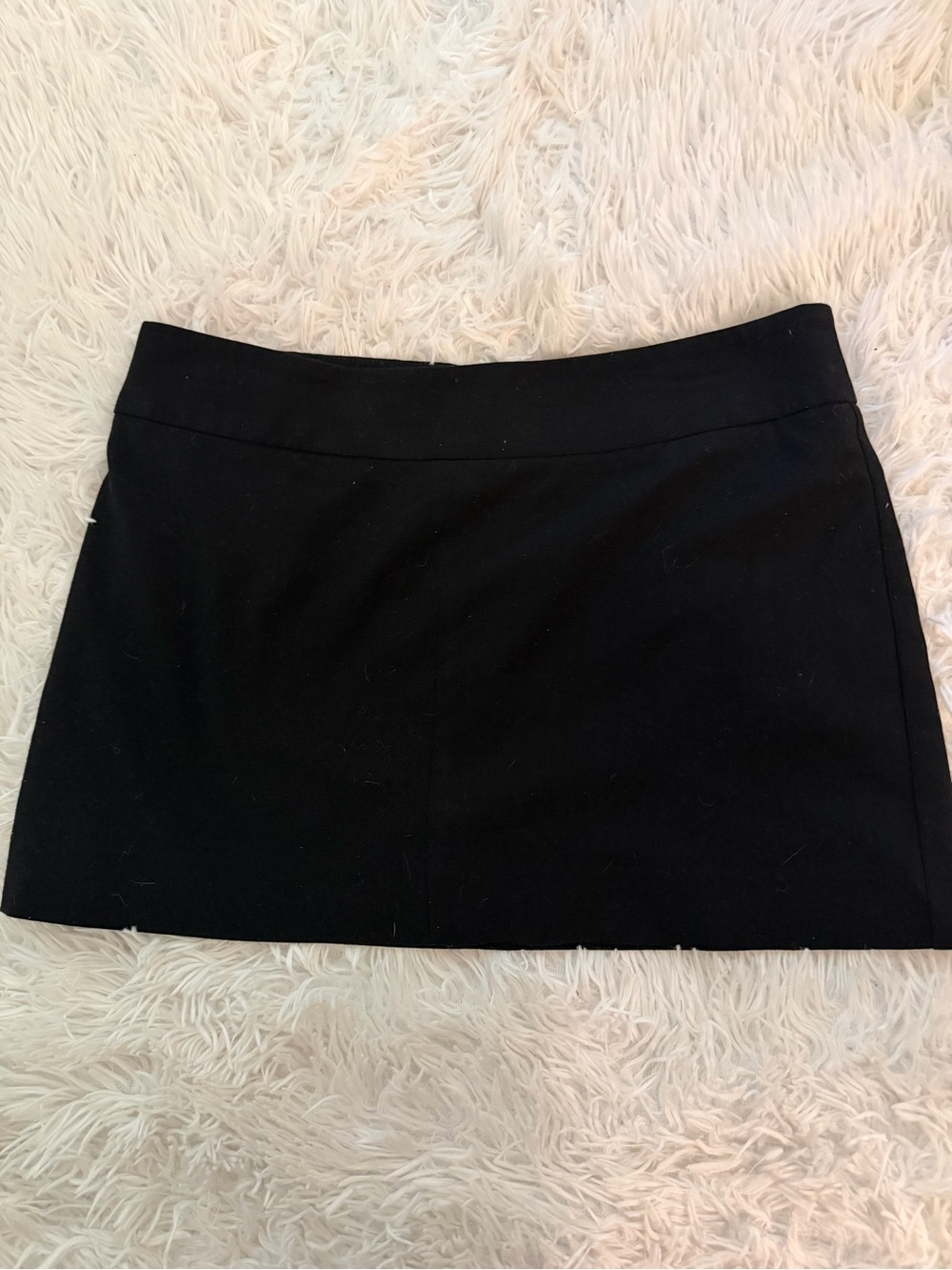 The Limited Lexie Black Micro Mini Skirt Size 6 Y2K Stretch Ponte